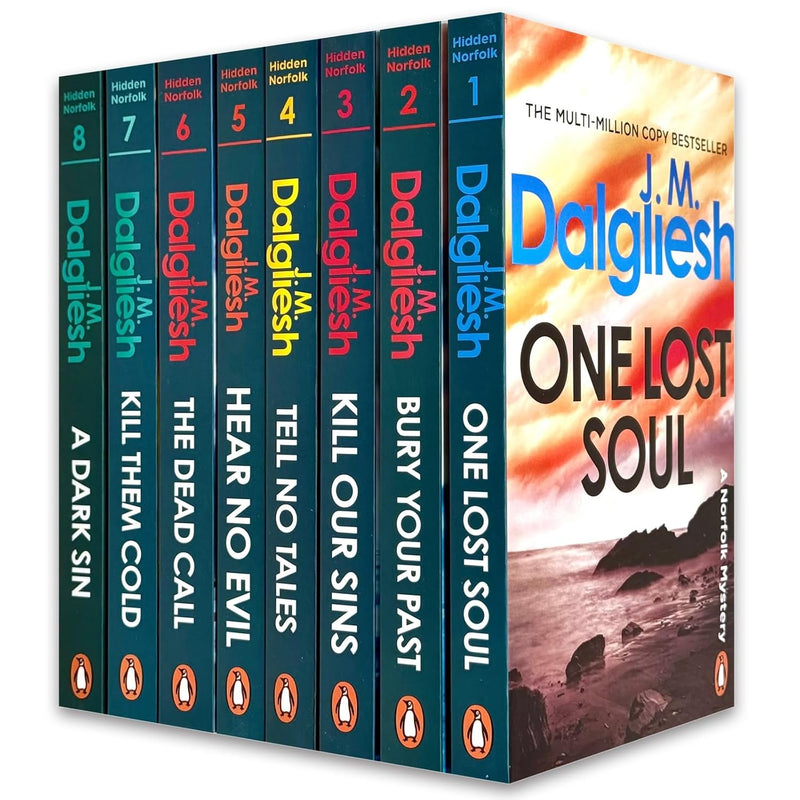 Hidden Norfolk Murder Mystery Series 1-8 Books Collection Set by J M Dalgliesh (One Lost Soul, Bury Your Past, Kill Our Sins, Tell No Tales, Hear No Evil, The Dead Call, Kill Them Cold & More) - Fiction - Paperback