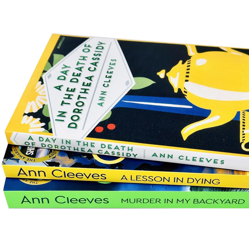 Inspector Ramsay Collection 3 Books Set by Ann Cleeves A Lesson in Dying,Murder - The Book Bundle