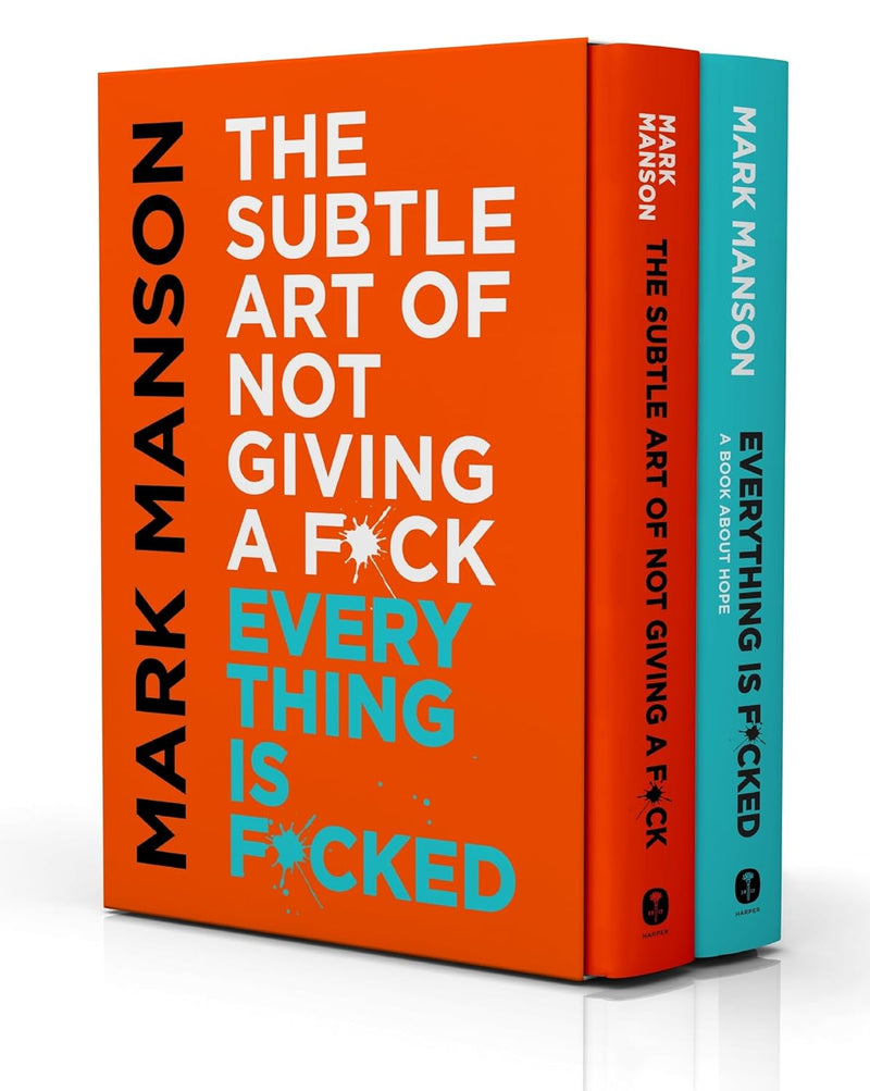 The Subtle Art Of Not Giving A F*ck & Everything Is F*cked 2-Book Box Set By Mark Manson - Non Fiction - Hardback