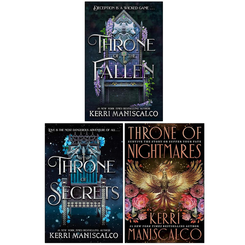 Prince of Sin Series 3 Books Collection Set by Kerri Maniscalco - Young Adult - Hardback