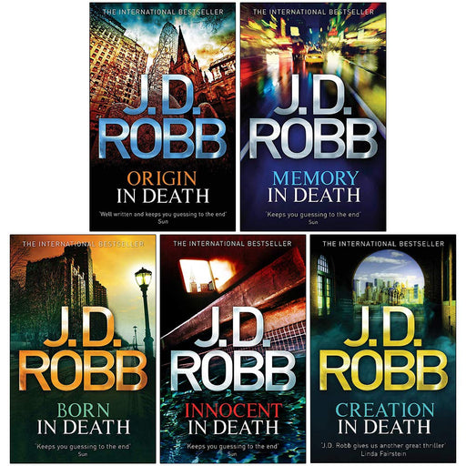 Jd Robb Death Series 5- Books 21-25: 5 Books Collection Set (Origin In Death) - The Book Bundle