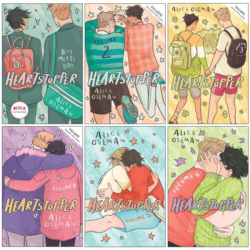 Heartstopper 6 Books Collection Set by Alice Oseman - Young Adult - Paperback