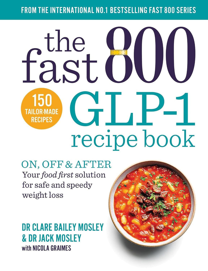 Fast 800 GLP-1 Recipe Book, Fast 800, Rapid 800 3 Books Collection Set by Clare Mosley - Non Fiction - Paperback