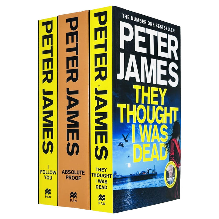 Peter James Collection 3 Books Set (They Thought I Was Dead Sandy's Story, Absolute Proof and I Follow You) - The Book Bundle