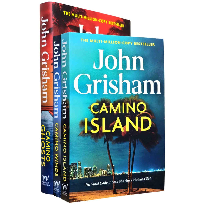 Camino Series By John Grisham 3 Books Collection Set (Camino Island, Camino Winds and Camino Ghosts [Hardback]) - The Book Bundle