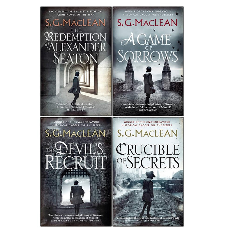 Alexander Seaton Series 4 Books Collection Set by S.G. MacLean - Fiction - Paperback