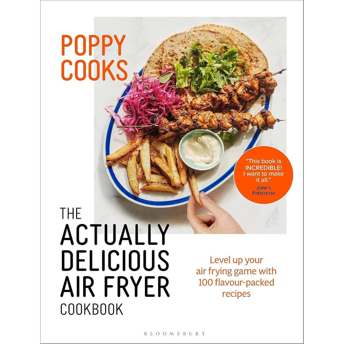 Poppy Cooks, The Slim 800 Ho, Hot Air Fryer & The Essential 4 Books Collection Set - The Book Bundle