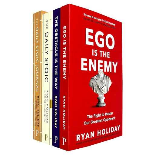 Ryan Holiday 4 Books Collection Set (Ego is the Enemy, The Obstacle Is The Way) - The Book Bundle
