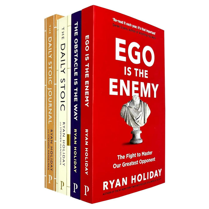 Ryan Holiday 4 Books Collection Set (Ego is the Enemy, The Obstacle Is The Way) - The Book Bundle