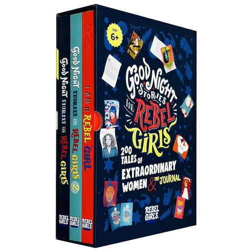 Good Night Stories for Rebel Girls 3 Books Collection Box Set - 200 Tales of Extraordinary Women & The Journal - The Book Bundle