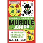 Set of five Murdle Puzzle Series books by G. T. Karber in paperback, part of the Souvenir Press Ltd collection.