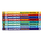Adventuremice Series 8 book collection by Philip Reeve and Sarah McIntyre, paperback fiction set with colorful covers.