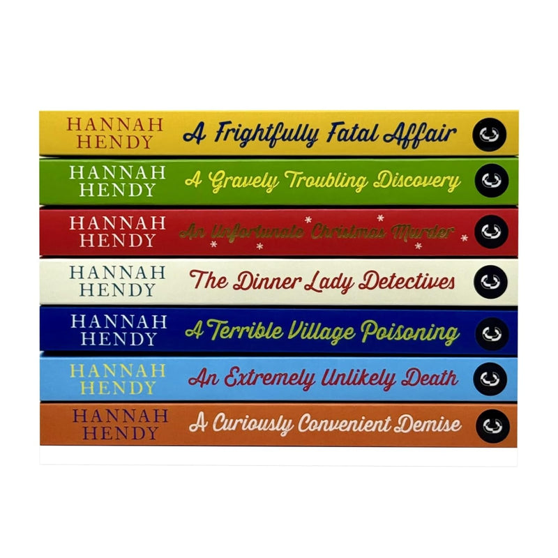 The Dinner Lady Detectives Series 7 Books Collection Set By Hannah Hendy (The Dinner Lady Detectives, An Unfortunate Christmas Murder) - The Book Bundle
