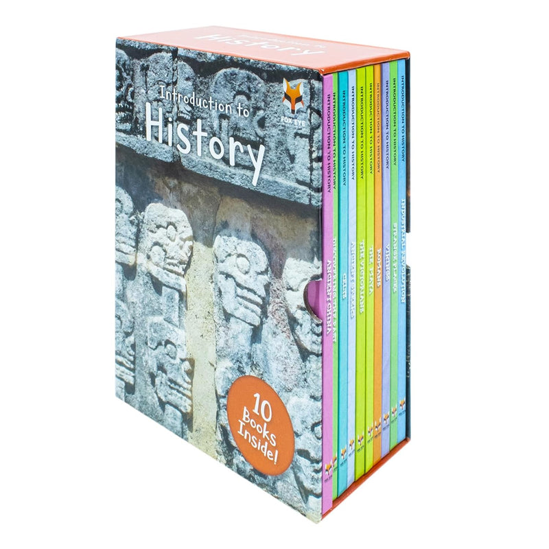 Children's history book set by Jasmine Brooke, includes hardback books on Ancient China, Celts, and Discovering the Past.