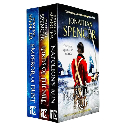 William John Hazzard Series Collection 3 Books Set By Jonathan Spencer - The Book Bundle