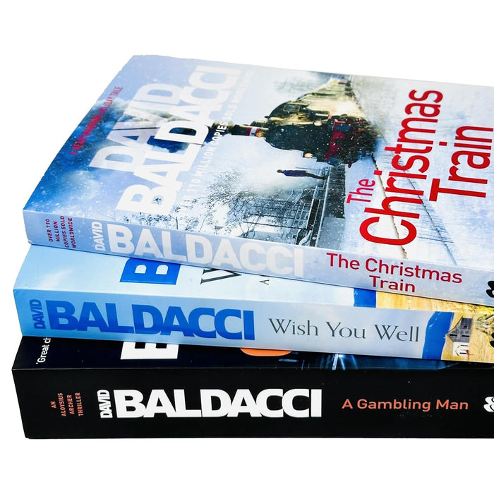 David Baldacci Collection 3 Books Set (The Christmas Train, Wish You Well and A Gambling Man) - The Book Bundle