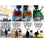Danny Black Series 8 books collection set by Chris Ryan in paperback, featuring thrillers from Hodder Paperbacks.