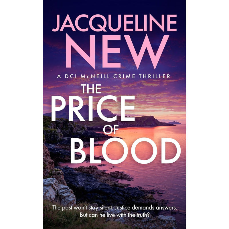 Set of five paperback crime thriller books from DCI McNeill series by Jacqueline New, featuring suspenseful fiction stories.