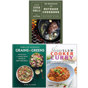 The MeatEater Outdoor Cookbook, Bowls of Goodness Grains + Greens & The Skinny Slow Cooker Curry Recipe Book 3 Books Collection Set - The Book Bundle