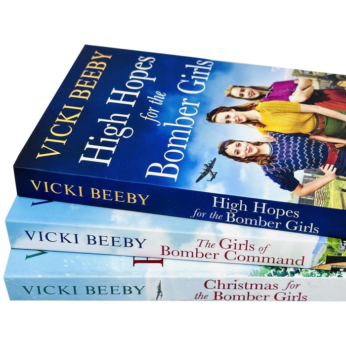 Bomber Command Girls Series 3 Books Collection Set By Vicki Beeby (Christmas for the Bomber Girls, The Girls of Bomber Command and High Hopes for the Bomber Girls) - The Book Bundle