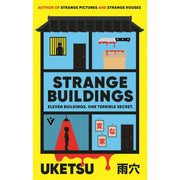 Uketsu 3 Books collection set by Pushkin Vertigo featuring Strange Pictures, Strange Buildings, and Strange Houses, with detailed artwork.