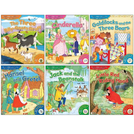 Favourite Tales Read Along With Me Collection 6 Books Set (The Three Billy-Goats Gruff) - The Book Bundle