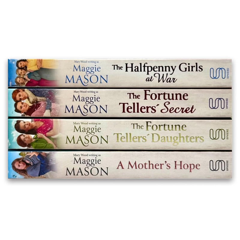 The Halfpenny Girls At War & Fortune Tellers 4 Books Collection Set By Maggie Mason - Fiction - Paperback