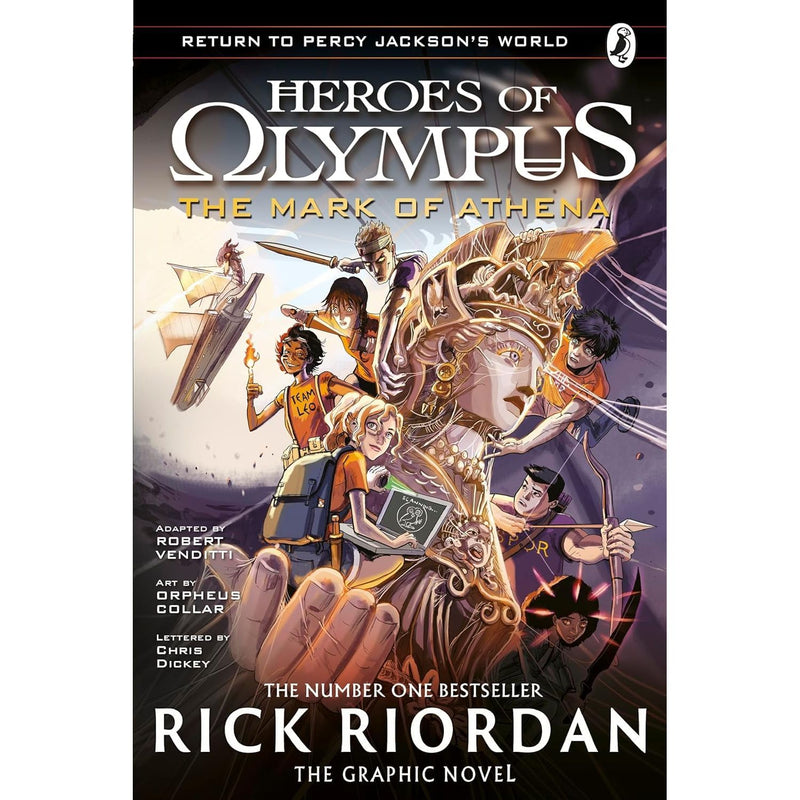 The Heroes of Olympus The Graphic Novel 3 Books Collection Set by Rick Riordan (The Lost Hero)