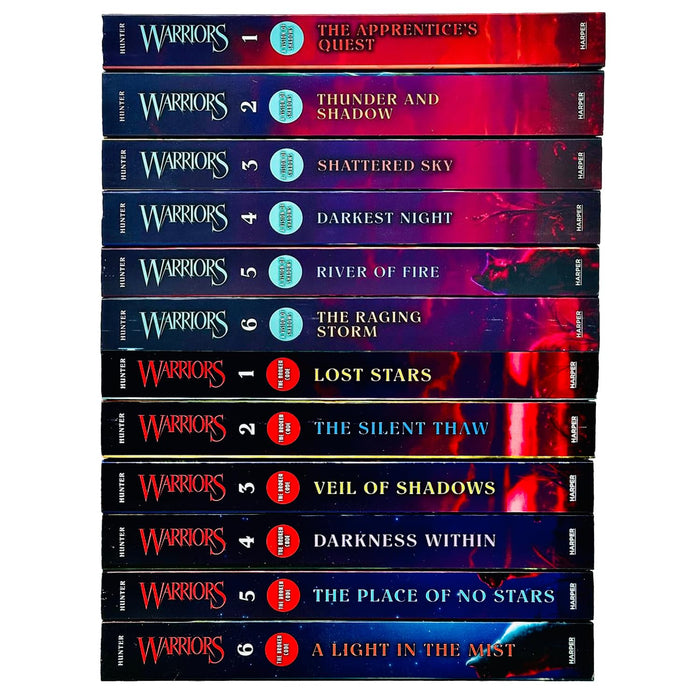 Warrior Cats Volume 25 - 36 Books Collection Set (The Complete Fifth Series (Warriors: A Vision of Shadows Volume 25  30) & The Complete Sixth Series (Warriors: The Broken Code Volume 31 - 36) - The Book Bundle