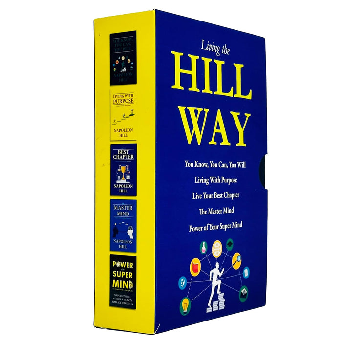Living the Hill Way Collection 5 Books Set By Napoleon Hill (Power of the Super Mind) - The Book Bundle