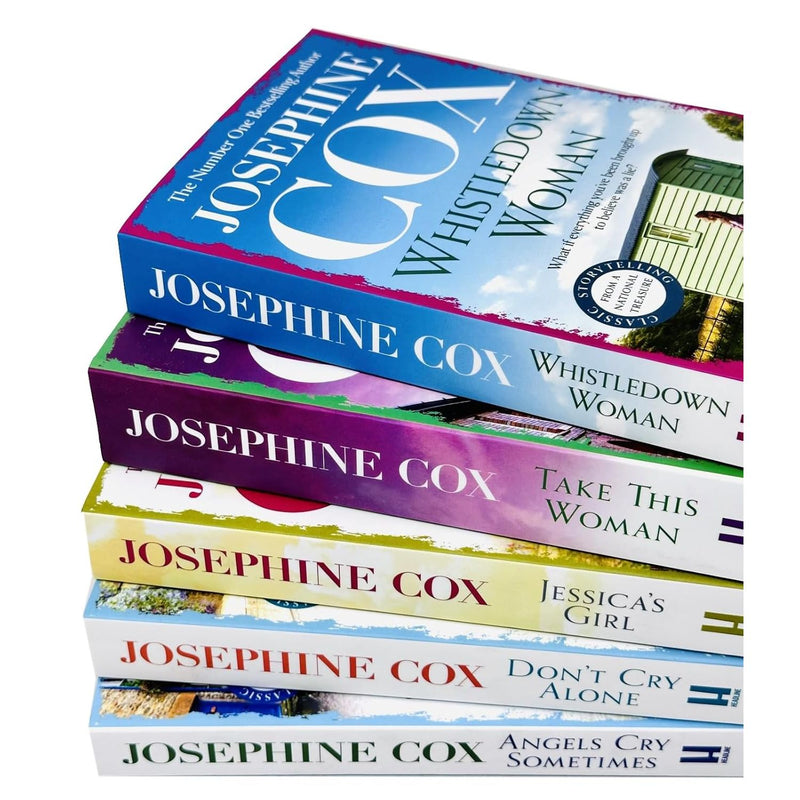 Set of five Josephine Cox paperback fiction books from the Josephine Cox Collection, featuring classic story covers.