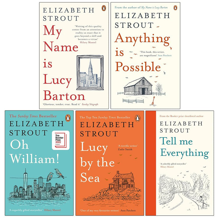 Elizabeth Strout Collection 5 Books Set Oh William, Anything is Possible,Lucy by - The Book Bundle