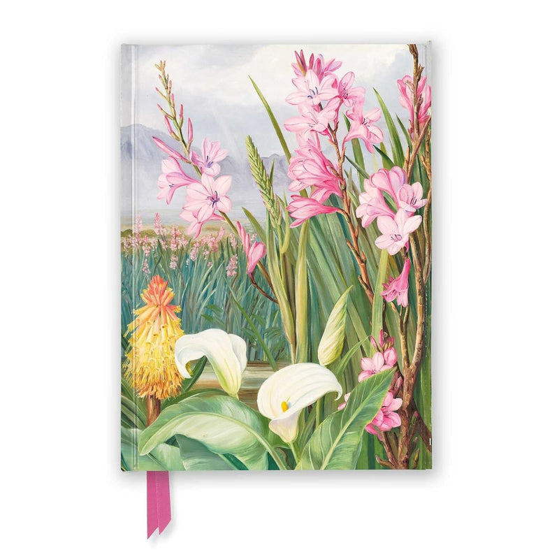 Cover of "Kew Gardens: Marianne North - Beauties of the Swamps at Tulbagh" non-fiction book by The Book Bundle, featuring botanical illustrations.