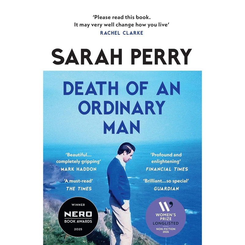 Set of three paperback fiction books by Sarah Perry titled The Bell, Enlightenment, Death of an Ordinary Man, featuring colorful covers.