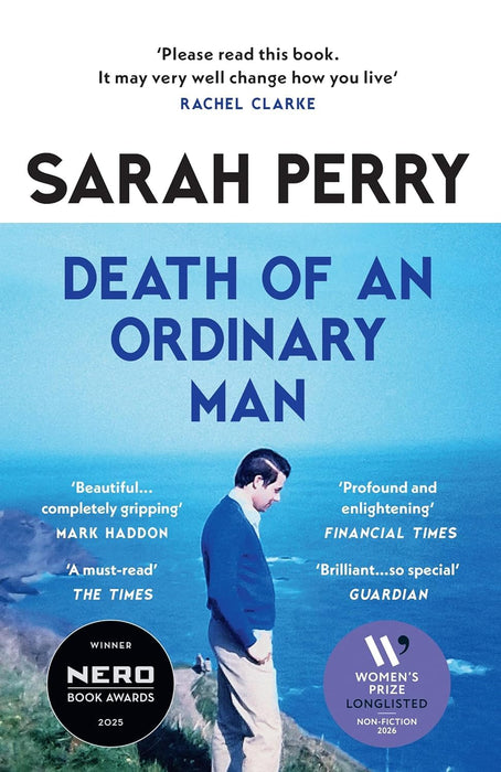 Set of three paperback fiction books by Sarah Perry titled The Bell, Enlightenment, Death of an Ordinary Man, featuring colorful covers.