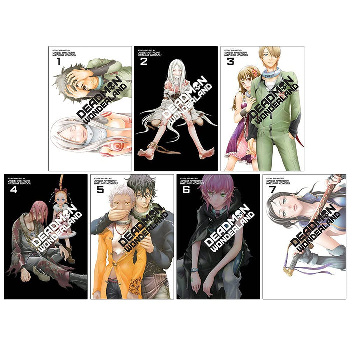 Deadman Wonderland Volume Collection 1-7 Books Set By Jinsei Kataoka - The Book Bundle