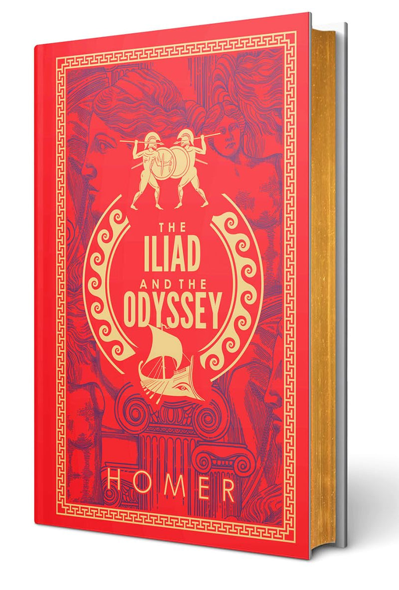 The Iliad & The Odyssey Two Books Collection Set by Homer - Fiction - LeatherBound