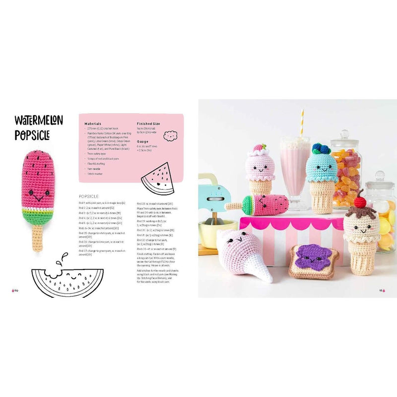 Kawaii Crochet: 40 super cute crochet patterns for adorable amigurumi by Melissa Bradley-Vatcher