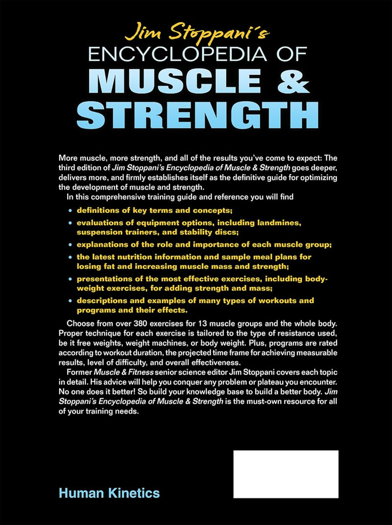 Jim Stoppani's Encyclopedia of Muscle & Strength by Jim Stoppani - Non Fiction - Paperback