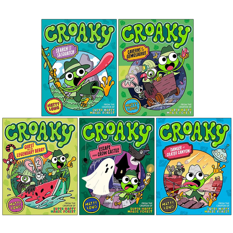Croaky Series 5 Books Collection Set by Matty Long - Fiction - Paperback