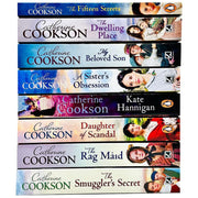 Eight paperback Catherine Cookson fiction books set including My Beloved Son and The Dwelling Place, featuring classic storytelling.