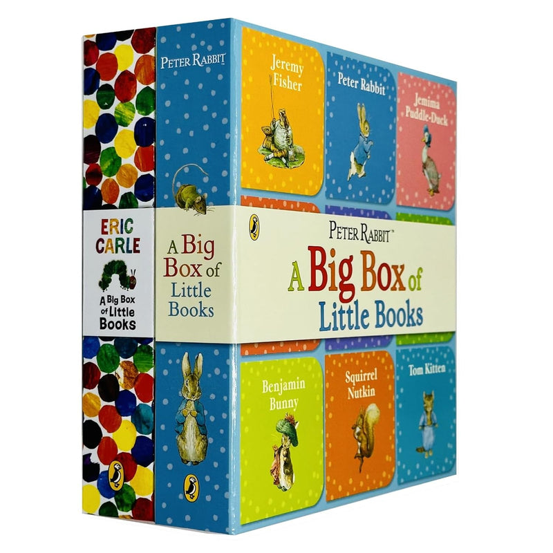 The World of Eric Carle Big Box of Little Books By Eric Carle & Peter Rabbit A Big Box of Little Books By Beatrix Potter Collection - The Book Bundle