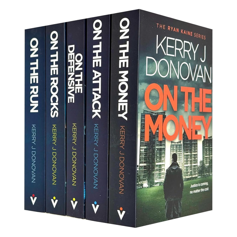 On The Rocks, On The Run, On The Money, On The Attack 5 Books Collection Set by Kerry J Donovan - Fiction - Mixed Format