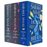 Crescent City Series by Sarah J. Maas 3 Books Collection Set [House of Sky and Breath, House of Earth and Blood, House of Flame and Shadow] - The Book Bundle