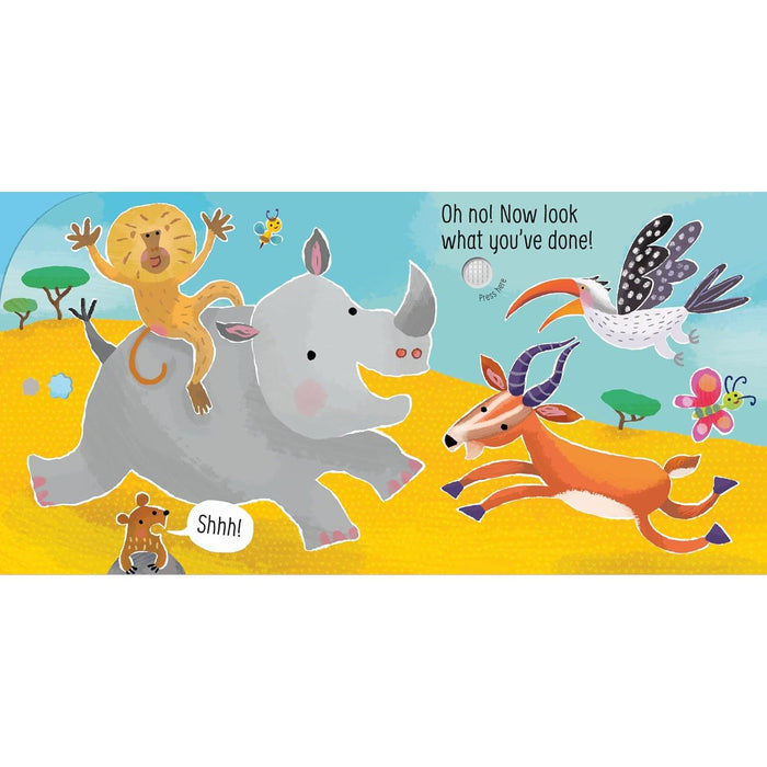 Don't Tickle the Rhino (DON’T TICKLE Touchy Feely Sound Books) - The Book Bundle