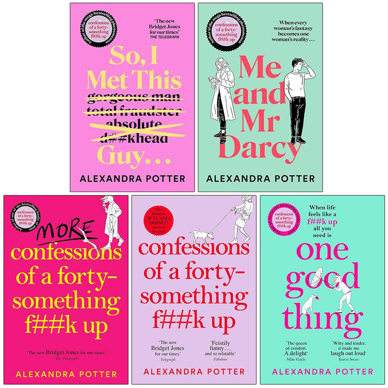 Me And Mr Darcy Confessions Of A Forty-Something F**k Up 5 Books Collection Set by Alexandra Potter - Fiction - Paperback