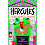 Hercules Series 4 books collection set by Tom Vaughan, fiction paperbacks for ages 9-12, featuring colorful covers and illustrations.
