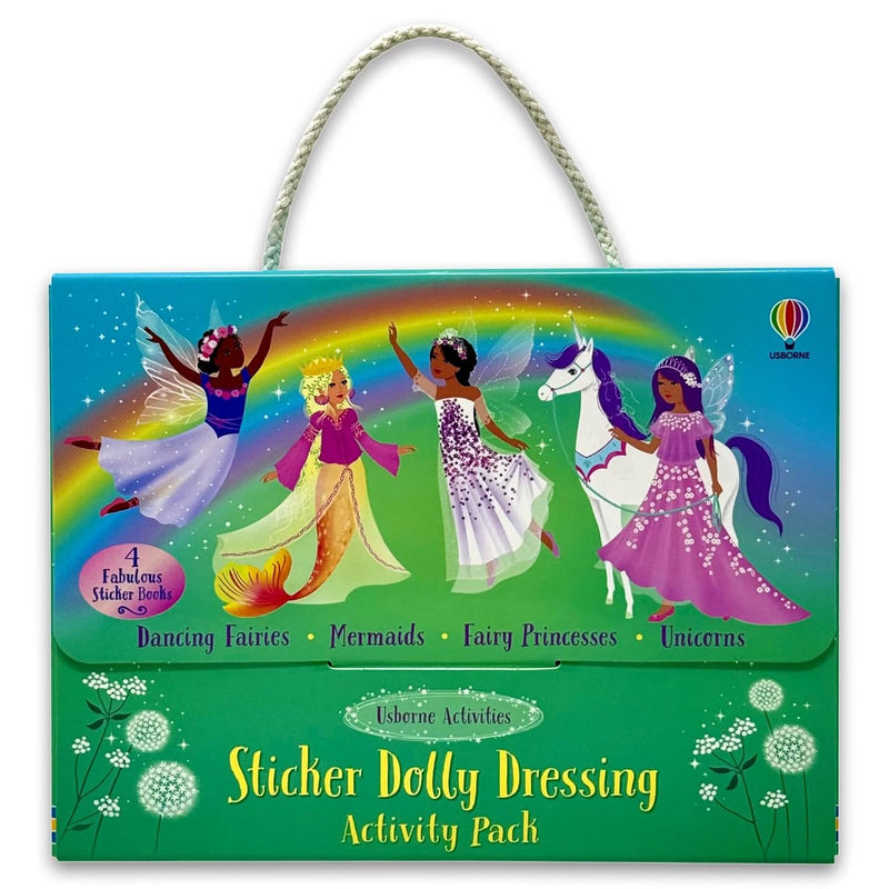 Sticker Dolly Dressing Activity Pack 4 Mini Books By Usborne For Children - Ages 5–7 - Paperback
