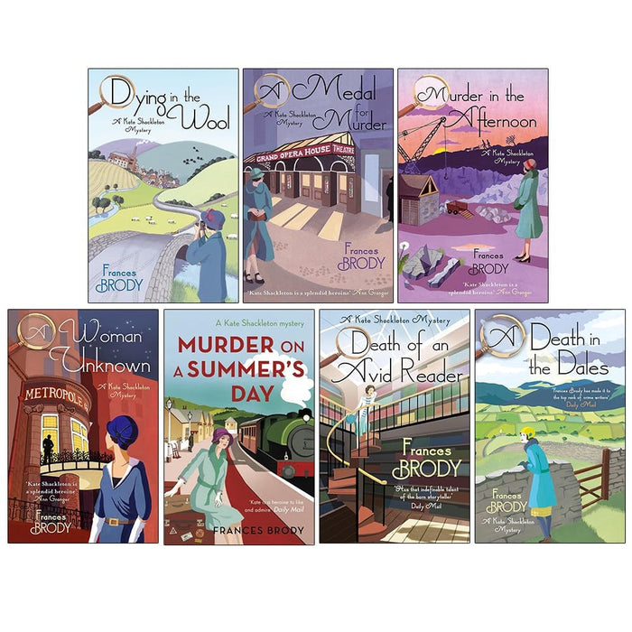 Kate Shackleton Mysteries Series 7 Books Collection Set By Frances Bro