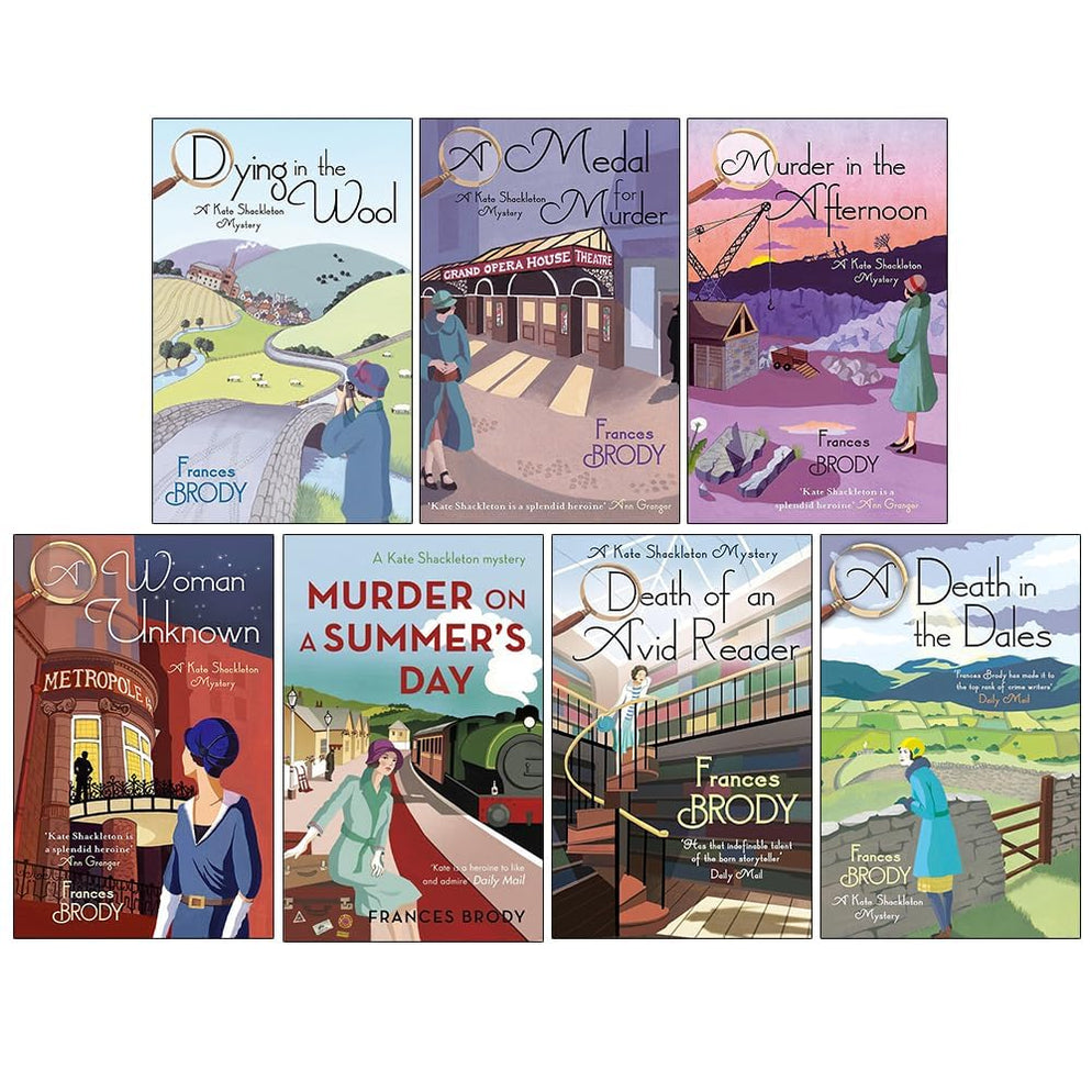 Kate Shackleton Mysteries Series 7 Books Collection Set By Frances Bro
